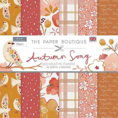The Paper Boutique Autumn Song 8x8 Decorative papers