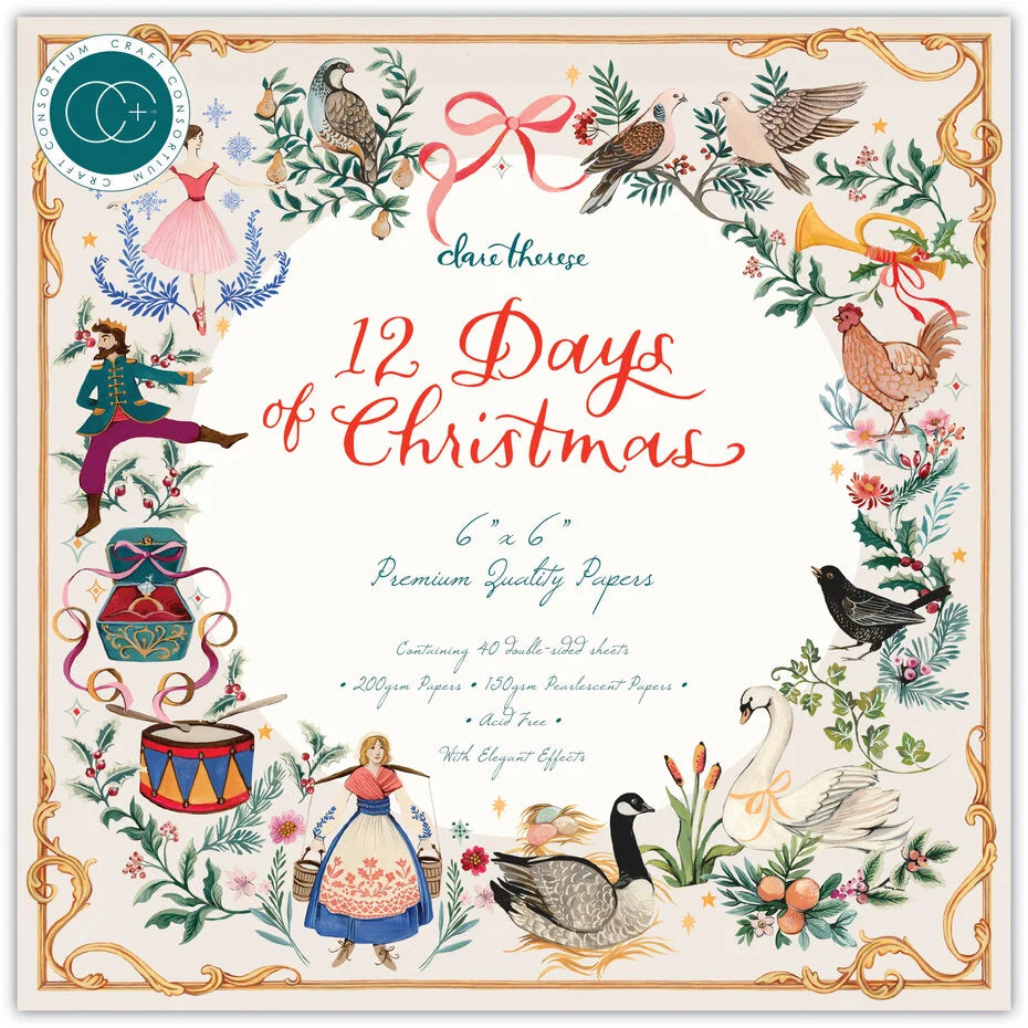 Craft Consortium 12 Days of Christmas 6x6 Paper Pad