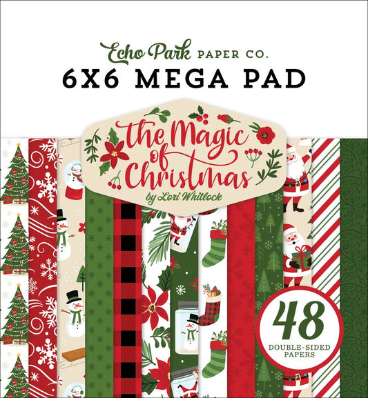 Echo Park The Magic Of Christmas 6x6 Inch Cardmakers Mega Pad (MOC286031)