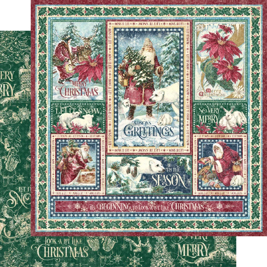 Graphic45 Let It Snow 8x8 Collection Pack