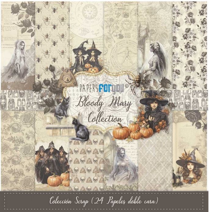 Papers for You Bloody Mary Paper Pack - 24 Sheets - PFY-12564