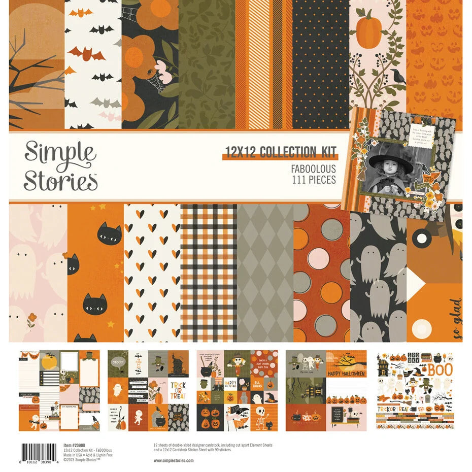 Simple Stories FaBOOlous 12x12 Collection Kit (20900)
