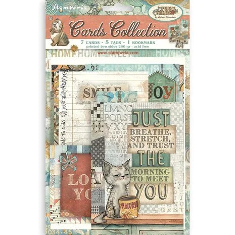 Stamperia Furry Friends Cards Collection (13 pcs)