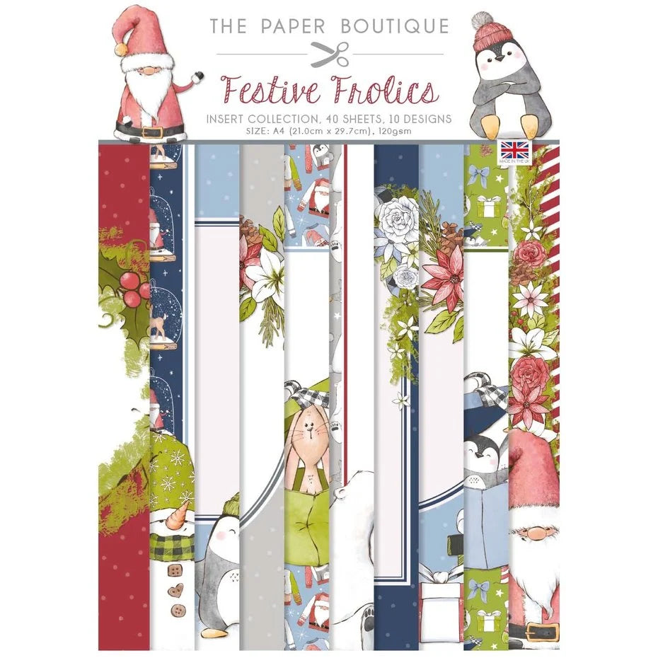 The Paper Boutique Festive Frolics A4 Insert Collection
