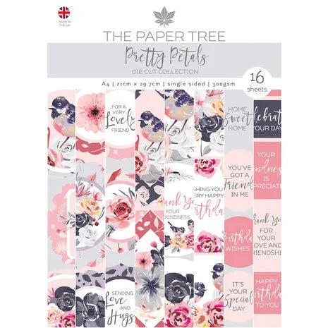 The Paper Tree Pretty Petals A4 Insert Collection Pack PTC1156